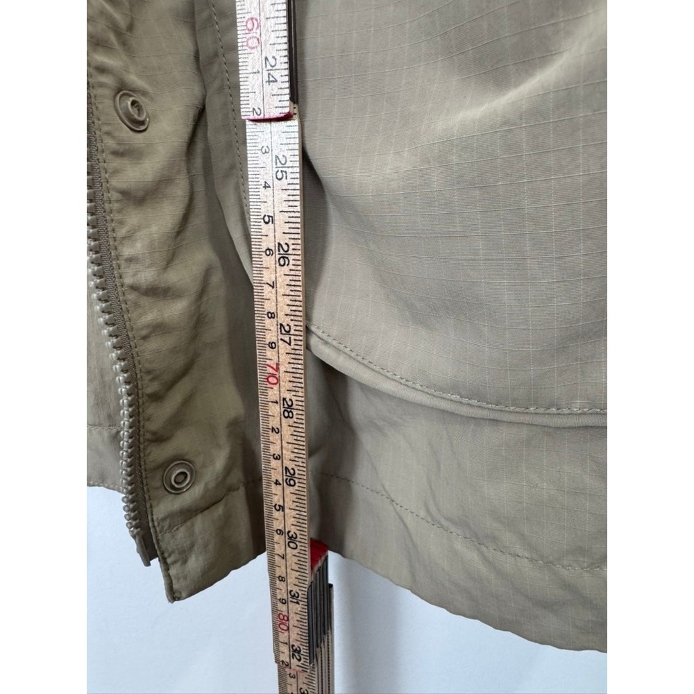 Patagonia Women Tan Recycled Nylon Ripstop Utility Jacket Size Large - Picture 6 of 6